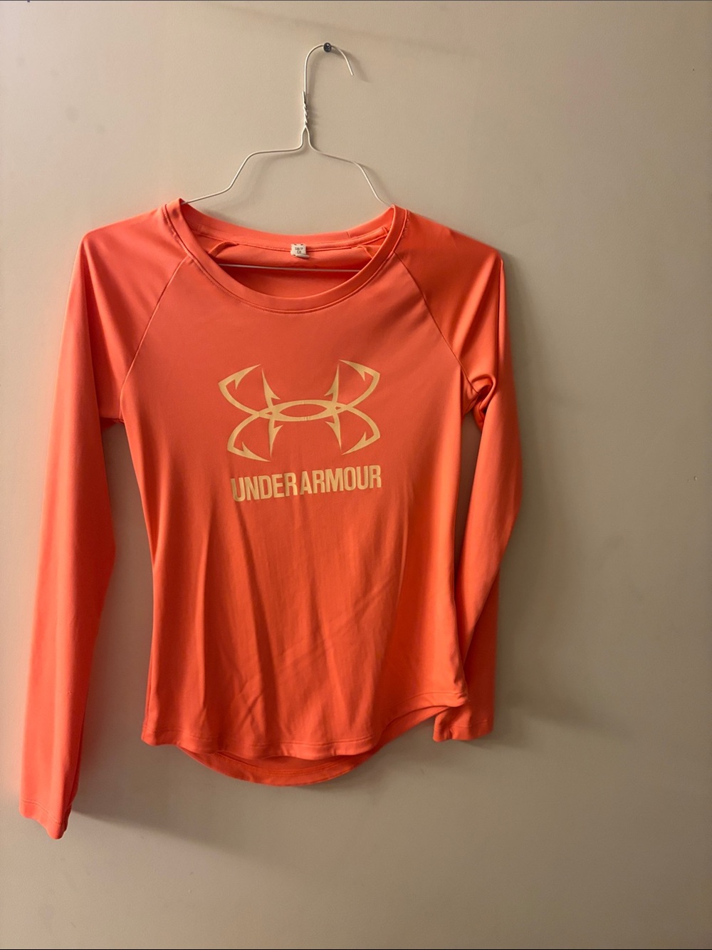Under Armour Women's Long Sleeve Performance Tee - Coral/Peach